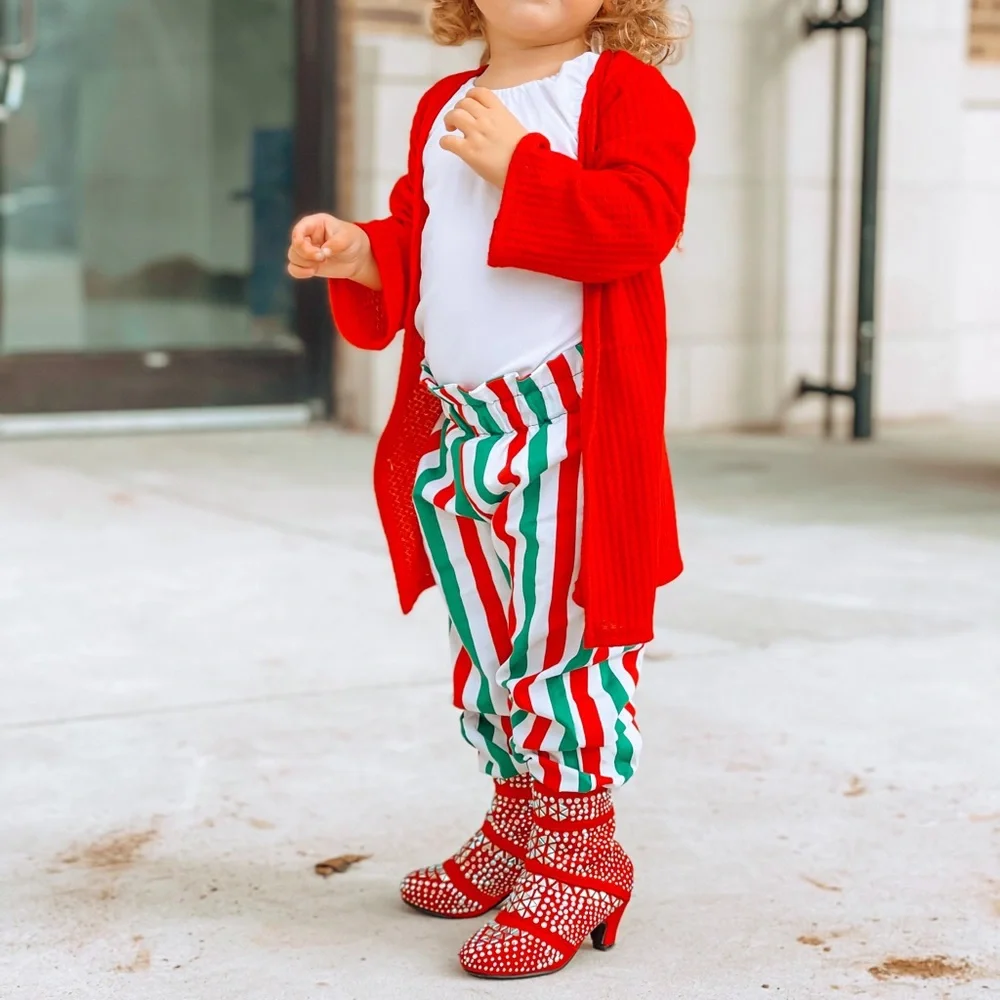 Red Rhinestone Bootie - Picture 2 of 2